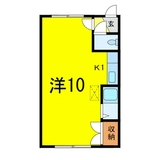 アイビー旭医前【2階】の間取り