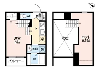 COMFORTIA II【1階】の間取り