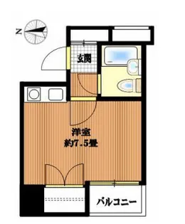 ダイアパレス両国【2階】の間取り