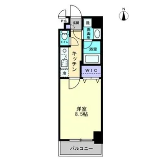 アルファレガロ南中央【6階】の間取り