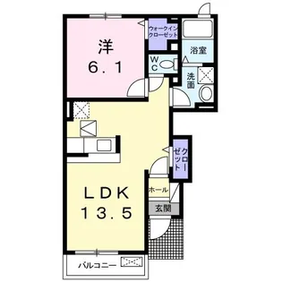 アルドーレ73 II【1階】の間取り