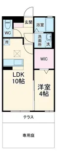 アヴェニール志津A【1階】の間取り