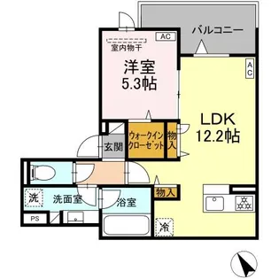 Asset-Court世田谷船橋【2階】の間取り