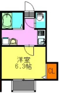 ルミエール大巌寺【1階】の間取り