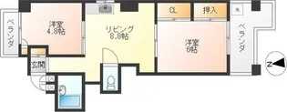 プチパレ【5階】の間取り