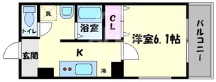 みおつくし杭全【8階】の間取り