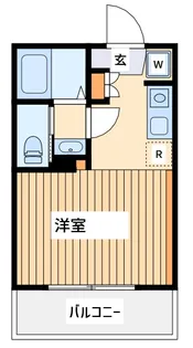 フレンシアノイエ八王子【4階】の間取り