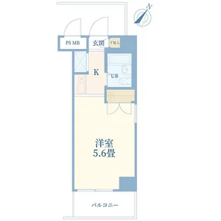 シティコート川崎【2階】の間取り