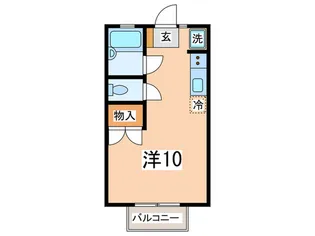 サンコーポ日吉【1階】の間取り