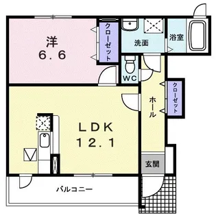 AnnexII【1階】の間取り