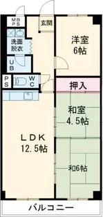 奥田第一ビル【1階】の間取り