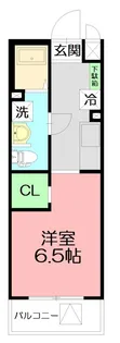 カレッジヒルズE【1階】の間取り
