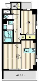ハーモニーヒロム【3階】の間取り