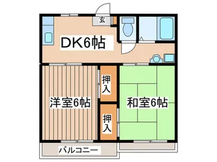 コーポセンチュリー【2階】の間取り