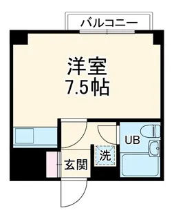 レジデンスケンビ【3階】の間取り