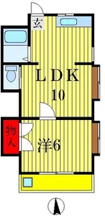 ベルハイツ【2階】の間取り