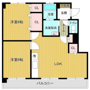 菊池マンションB【3階】の間取り