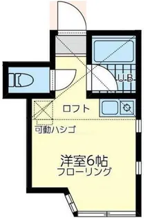 ユナイト渡田新町アプリコット【2階】の間取り