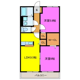 BELL ANNEX【1階】の間取り