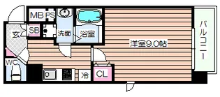 サムティ梅田IIグロウアクシス【10階】の間取り