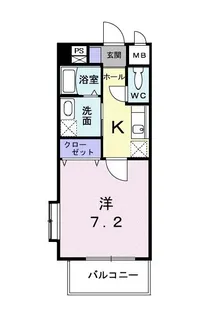 Mismo三鷹【3階】の間取り