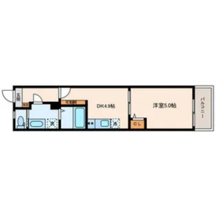 MELDIA千住東【3階】の間取り