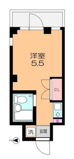 FAMS ALLEY【2階】の間取り