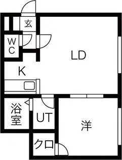 サンテラス西野【3階】の間取り