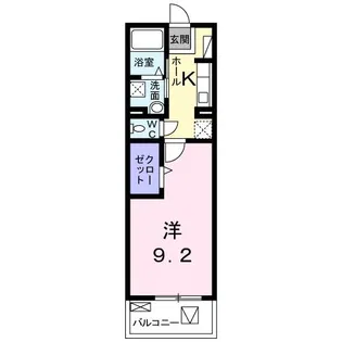 プラシード鳥羽II【2階】の間取り