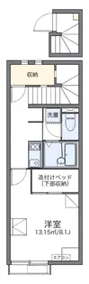 レオネクストやなぎ荘 第二【2階】の間取り