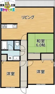 トーカンマンション時津【4階】の間取り
