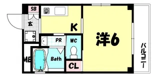 KAIYOSHI神戸【2階】の間取り