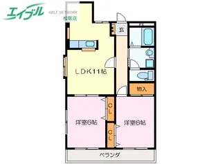 タプローコート【2階】の間取り