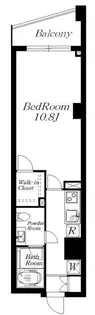 グレイスコート目黒【6階】の間取り