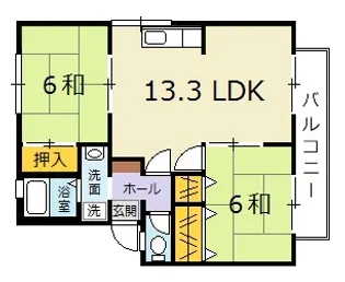 グランドール真和I【2階】の間取り