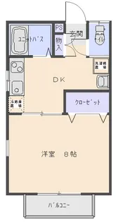 ベータハウス【1階】の間取り
