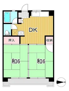 グリーン大みか【3階】の間取り