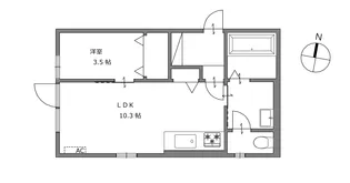 舎 上冨居【2階】の間取り