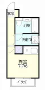 朝日プラザリバーサイド県庁前【4階】の間取り