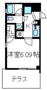 フェリシエ【1階】の間取り
