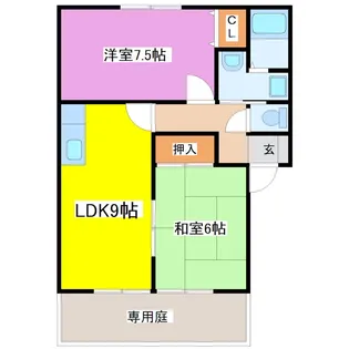 熊本県熊本市東区沼山津2【アパート】の間取り