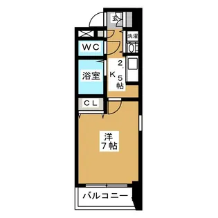 CREA花の木【5階】の間取り