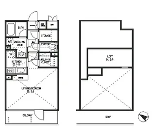 cubicM【9階】の間取り