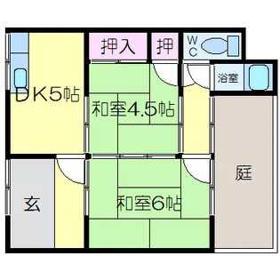 大阪府八尾市上之島町南2【一戸建】の間取り