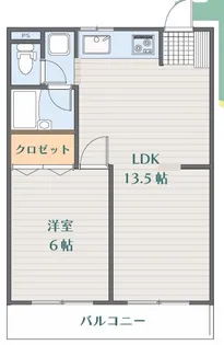 日野市万願寺1丁目【3階】の間取り