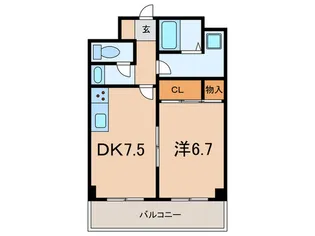 山神ビル【4階】の間取り