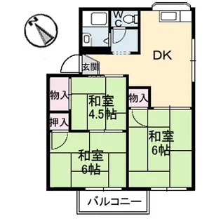 フォーブルKM【1階】の間取り