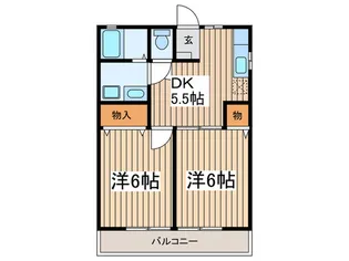 ヒルズロイヤル【1階】の間取り
