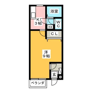 フラット大森 A棟【1階】の間取り