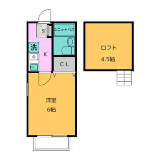 ドルフ伊勢原No.2【2階】の間取り